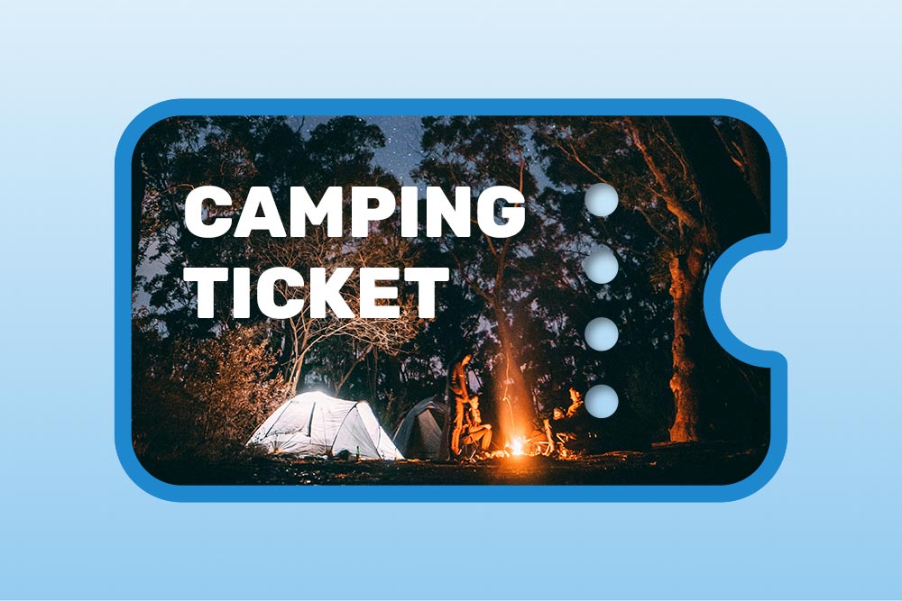 Camping-Ticket